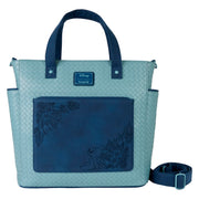 Disney By Loungefly Bolsa Canvas Convertible Stitch Embroidered