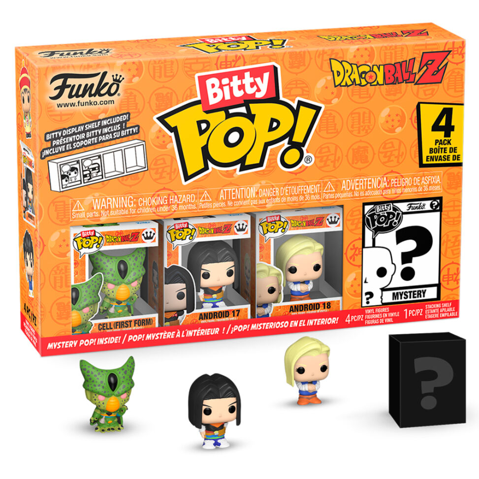 Funko Pop! Pack de 4 Figuras Bitty Vinyl Series 2 2, — DRAGON BALL