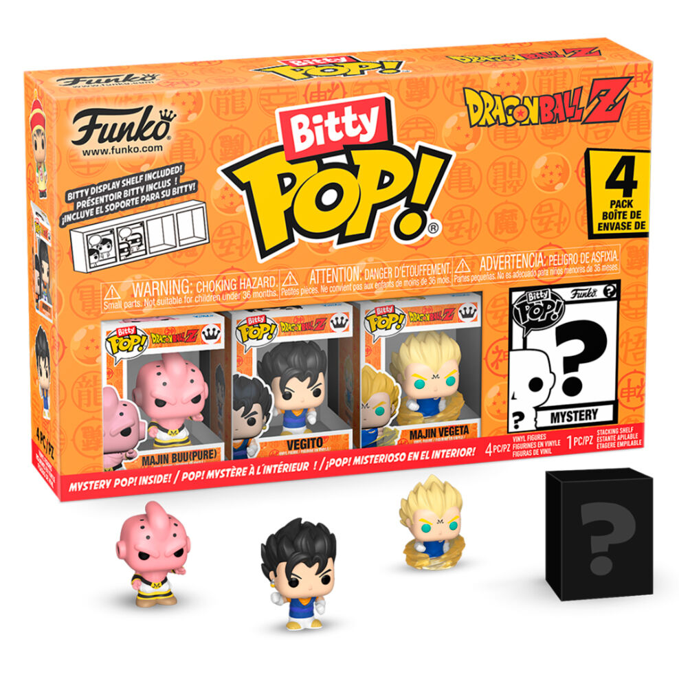 Funko Pop! Pack de 4 Figuras Bitty Vinyl Series 3 2, — DRAGON BALL
