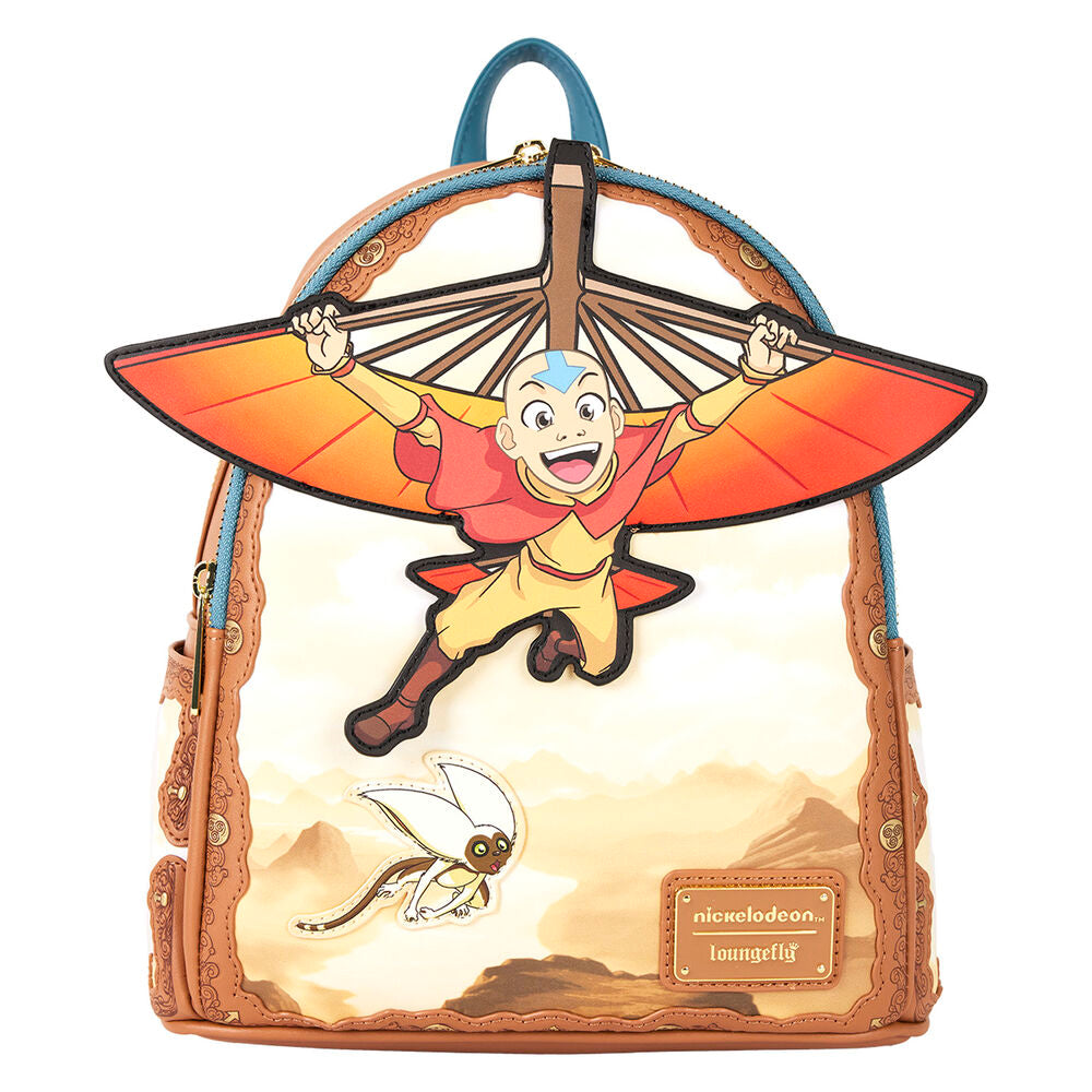 Nickelodeon by Loungefly Mini Mochila Avatar: The Last Airbender Aang Glider Staff Frikytopia