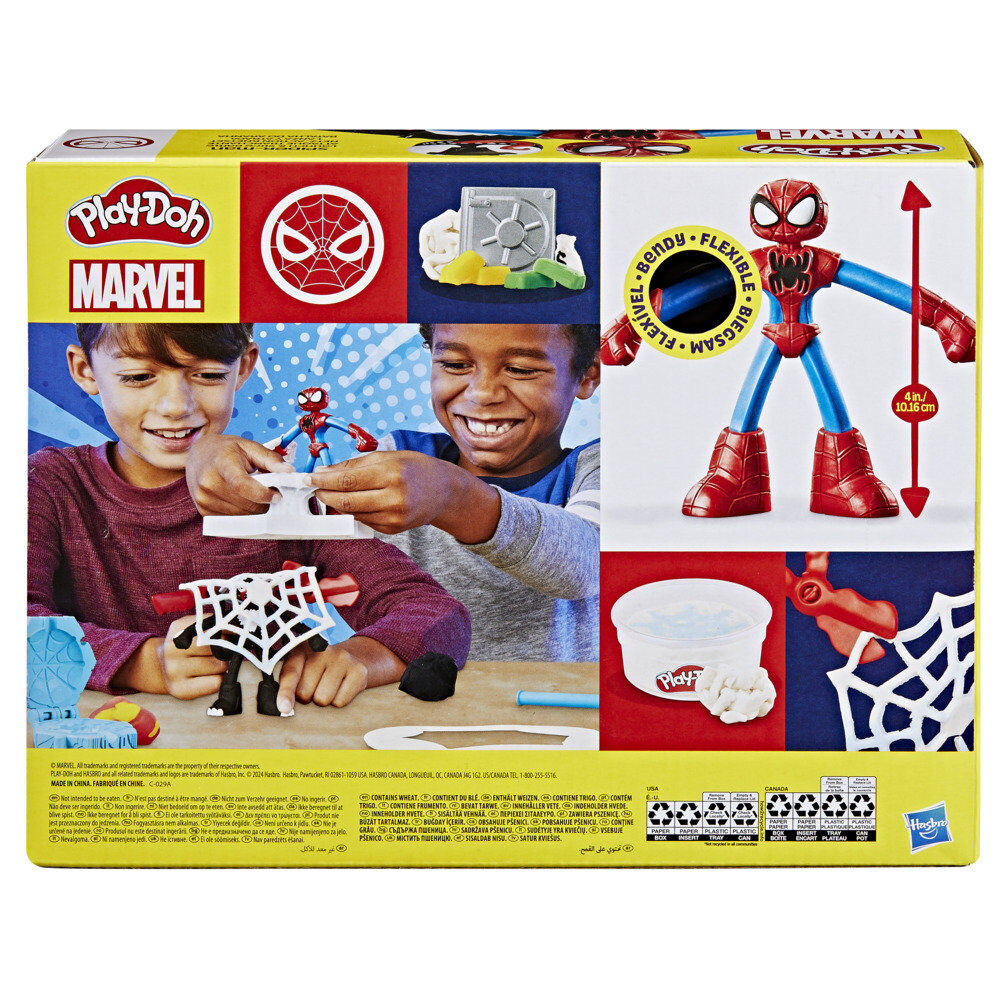Juego Hasbro Play - Doh Spiderman Launch And Slice Battle