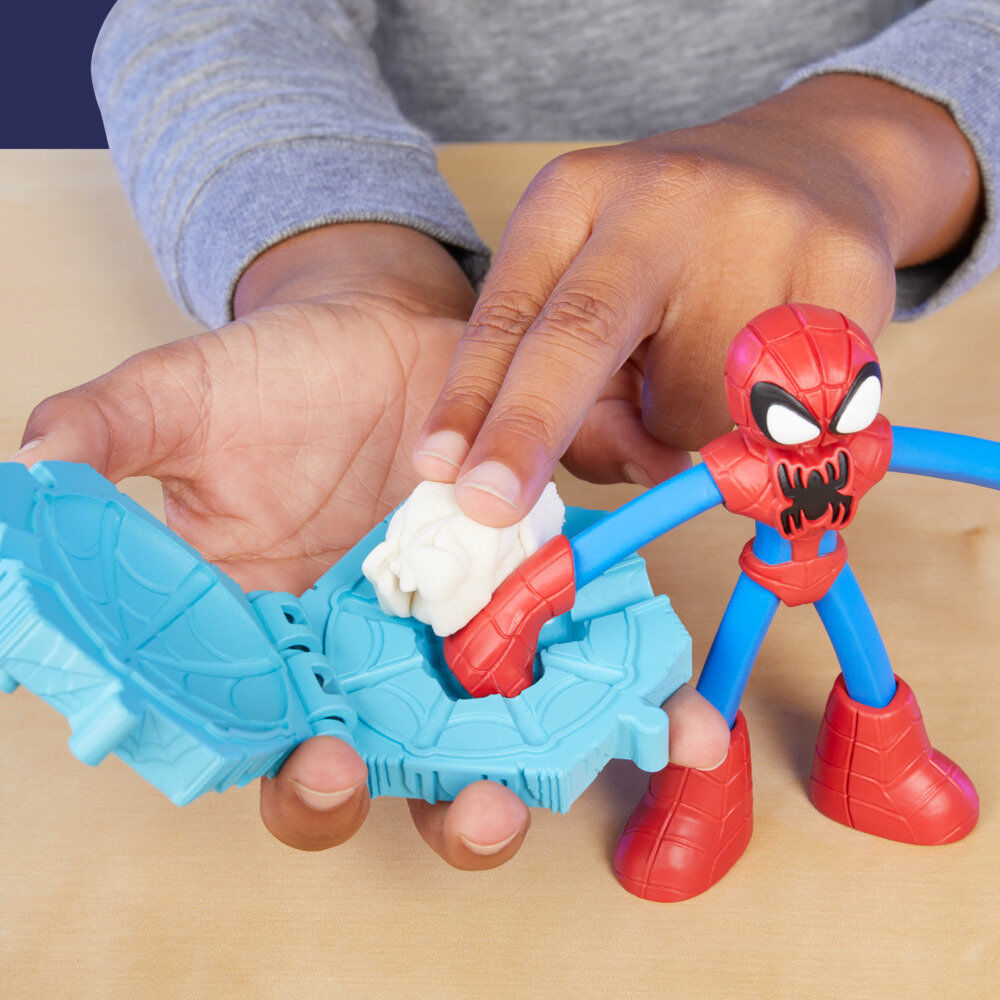 Juego Hasbro Play - Doh Spiderman Launch And Slice Battle