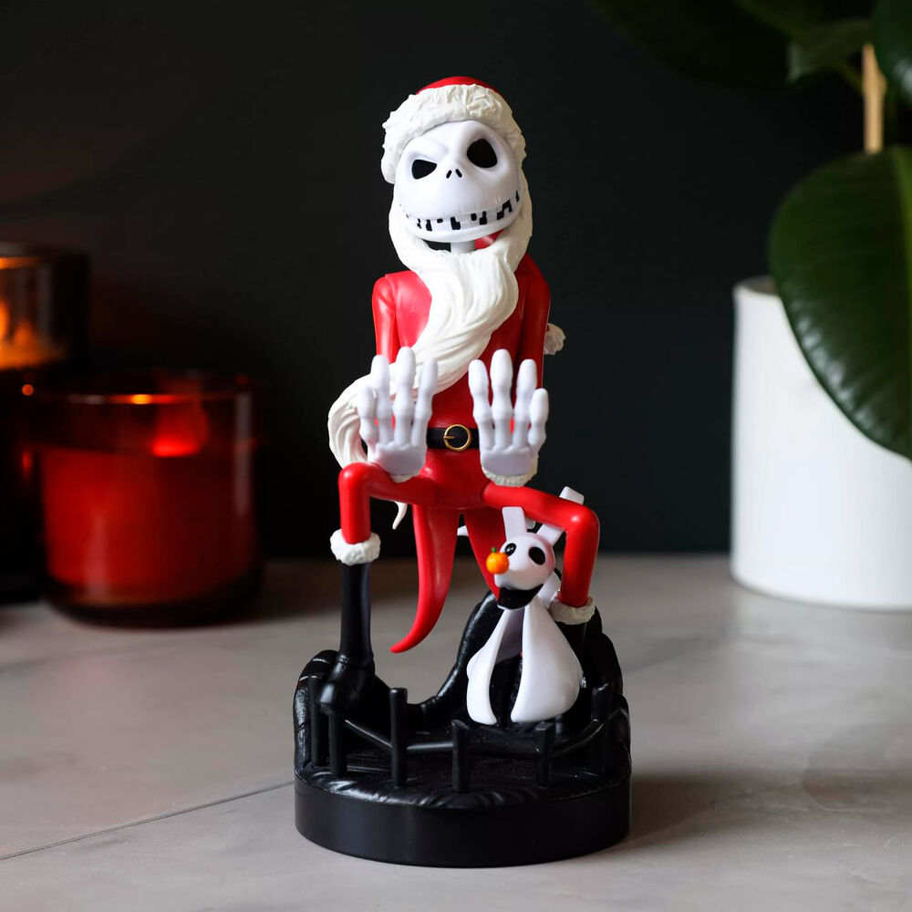Cable Guy Soporte Sujecion Santa Jack Pesadilla Antes de Navidad Disney 20 cm
