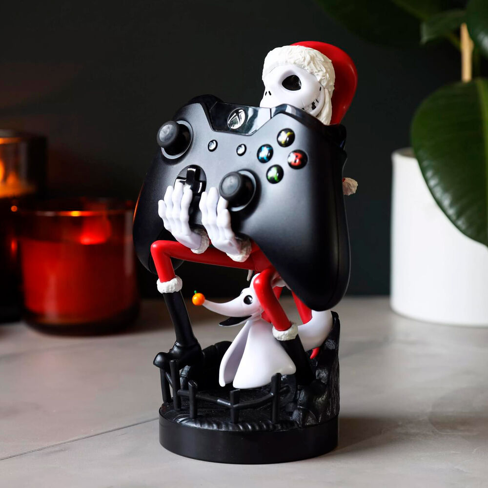 Cable Guy Soporte Sujecion Santa Jack Pesadilla Antes de Navidad Disney 20 cm