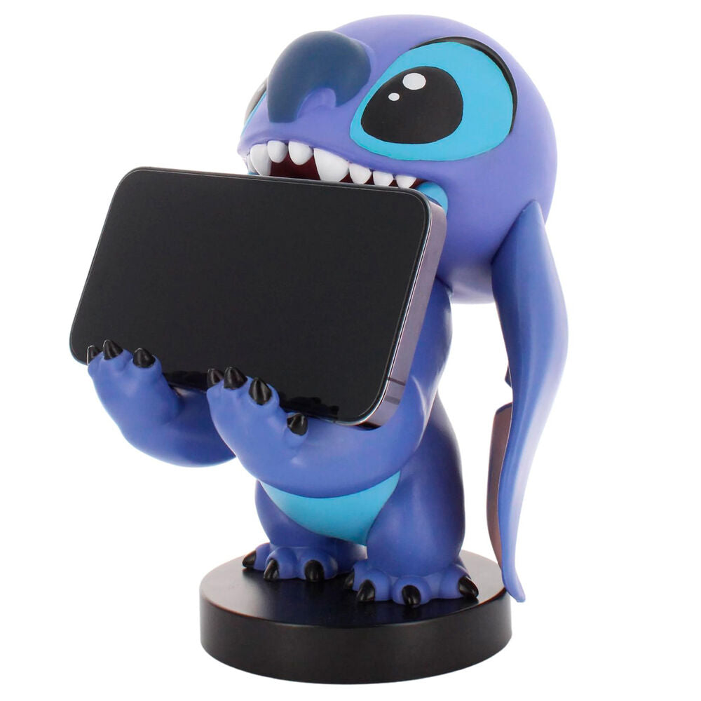 Cable Guy Soporte Sujecion Smiley Stitch Disney 20 cm