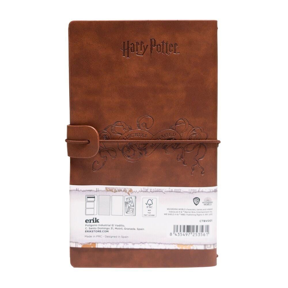 Cuaderno de Viaje Mapa Merodeador Harry Potter