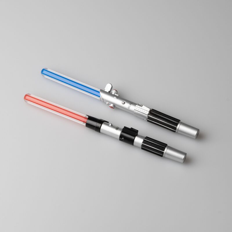 Set 2 Boligrafos Sable Laser Star Wars Luz