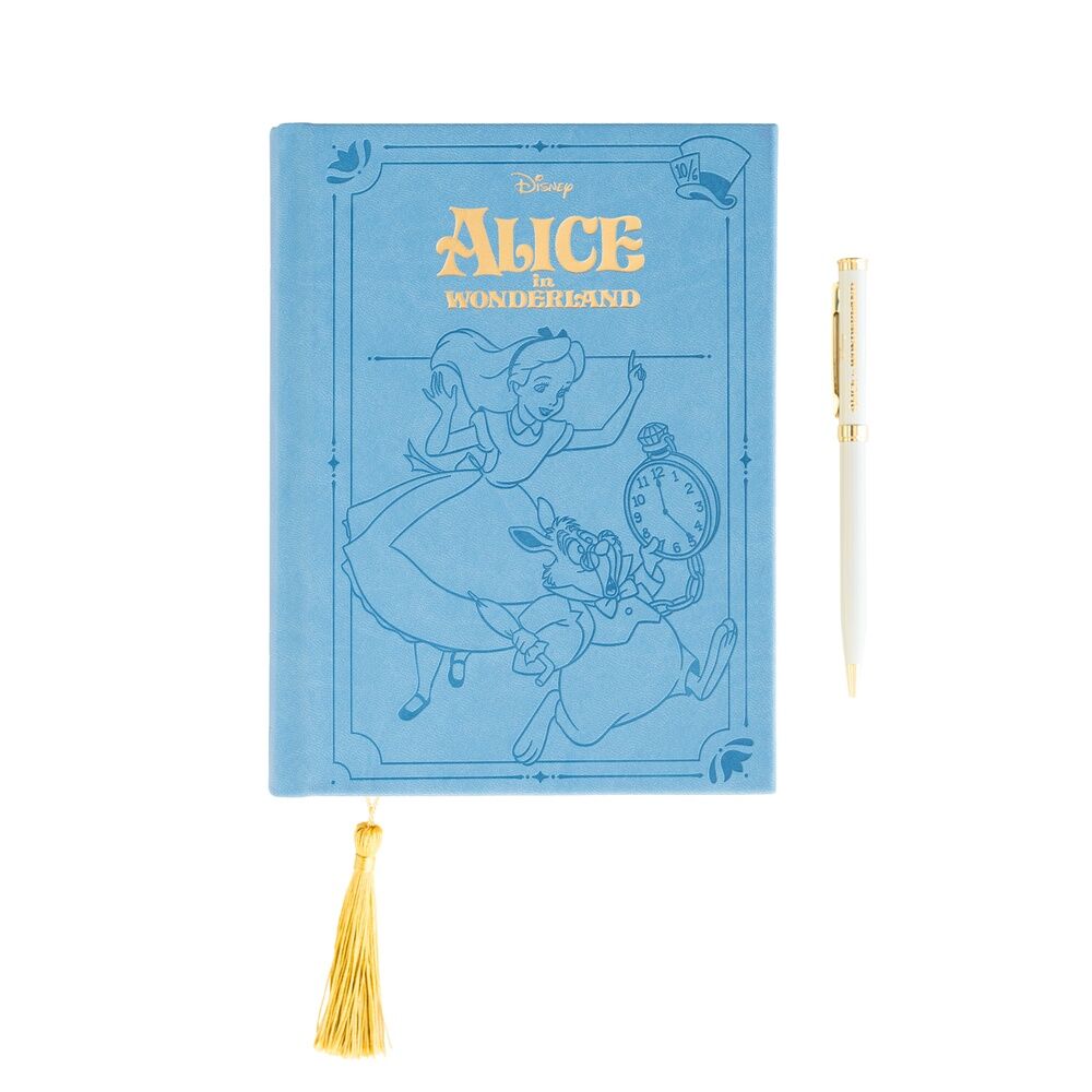Set Cuaderno A5 + Boligrafo Alicia en el Pais de las Maravillas Disney Frikytopia