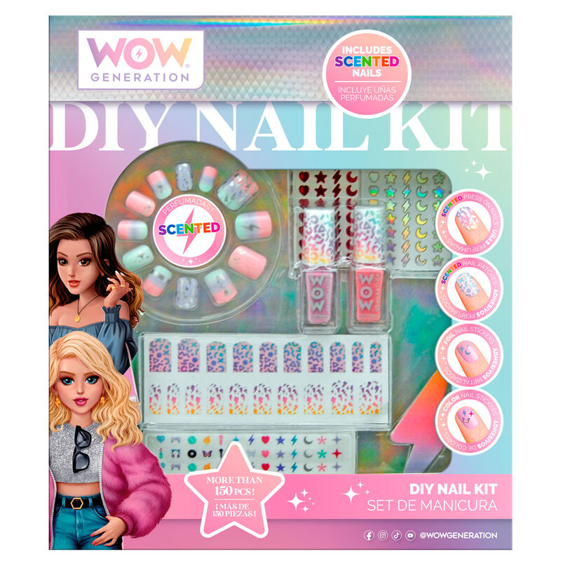 Blister Set Manicura Perfumadas Wow Generation
