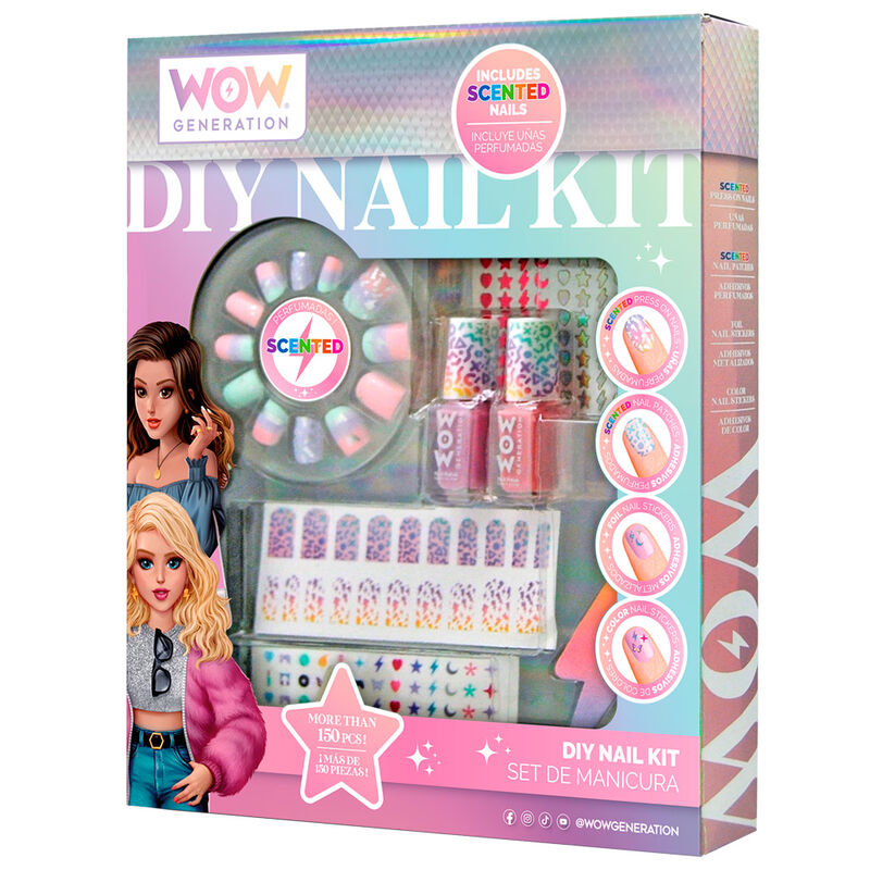 Blister Set Manicura Perfumadas Wow Generation