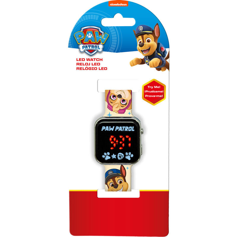 Reloj led Patrulla Canina Paw Patrol Frikytopia