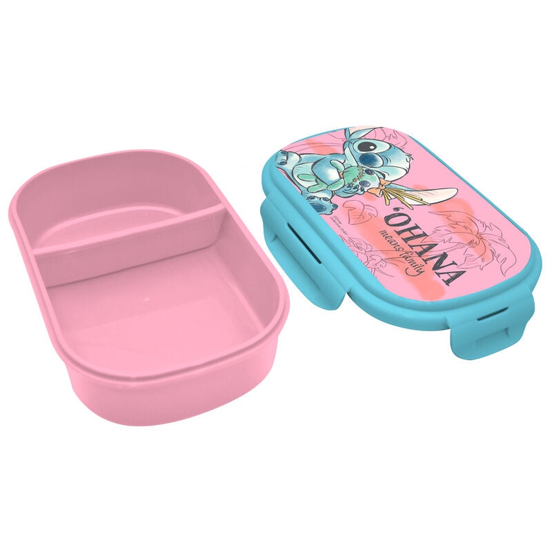 Sandwichera + Cubierto Stitch Disney