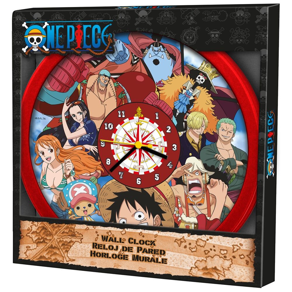 One Piece Reloj de Pared