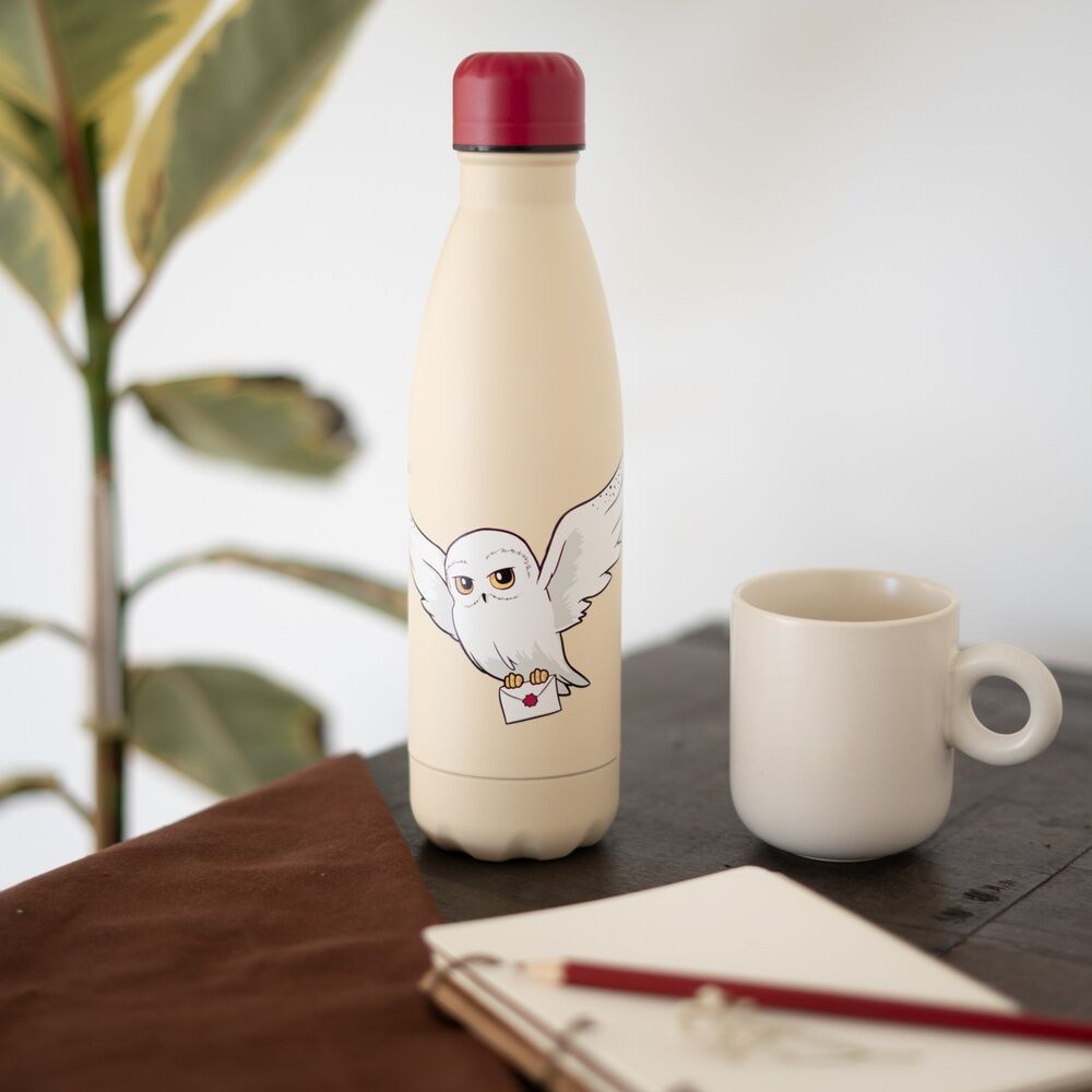 Botella Acero Inoxidable Hedwig Harry Potter 500ml