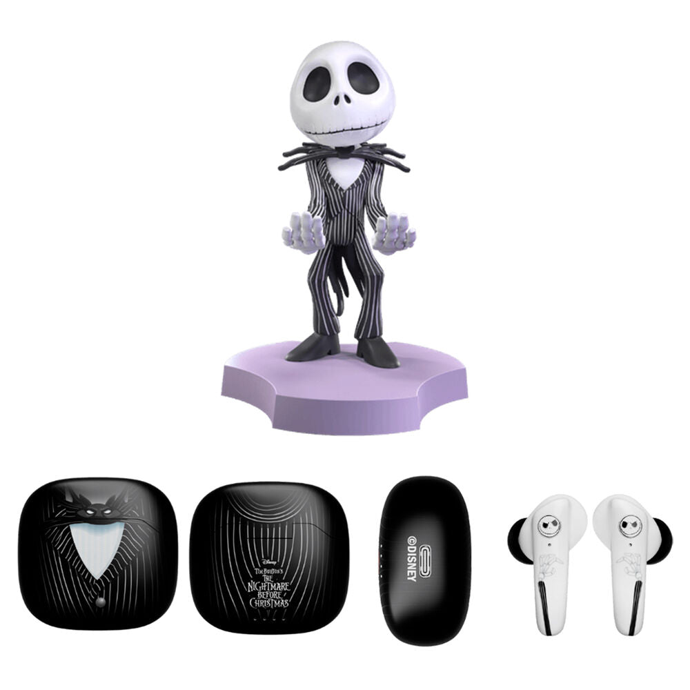 Pesadilla antes de Navidad Mini-Soporte Holdems & Auriculares inalámbricos Jack & TWS Buds Pro 10 cm