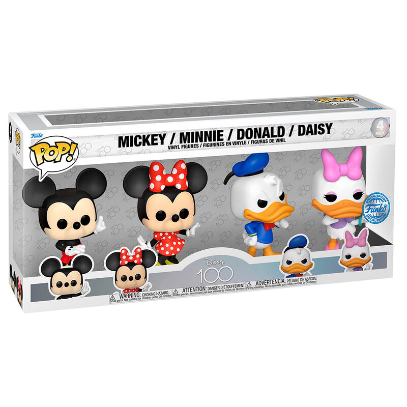 Blister 4 figuras POP Disney Classic Exclusive Frikytopia