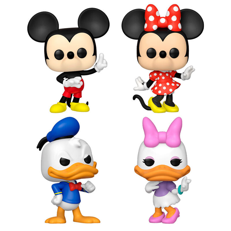 Funko Pop! Blister 4 figuras Classic Exclusive — DISNEY