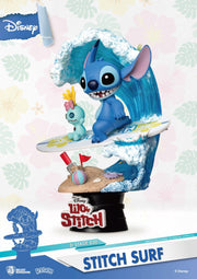 Diorama PVC D-Stage Stitch Surf 15 cm