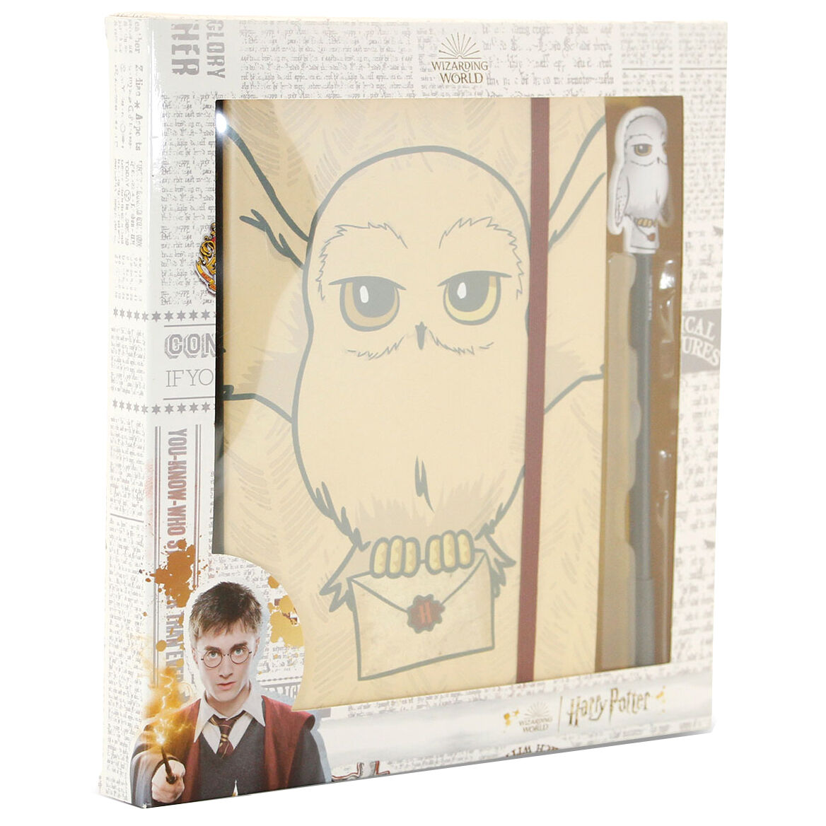 Set Diario Boligrafo Hedwig Harry Potter