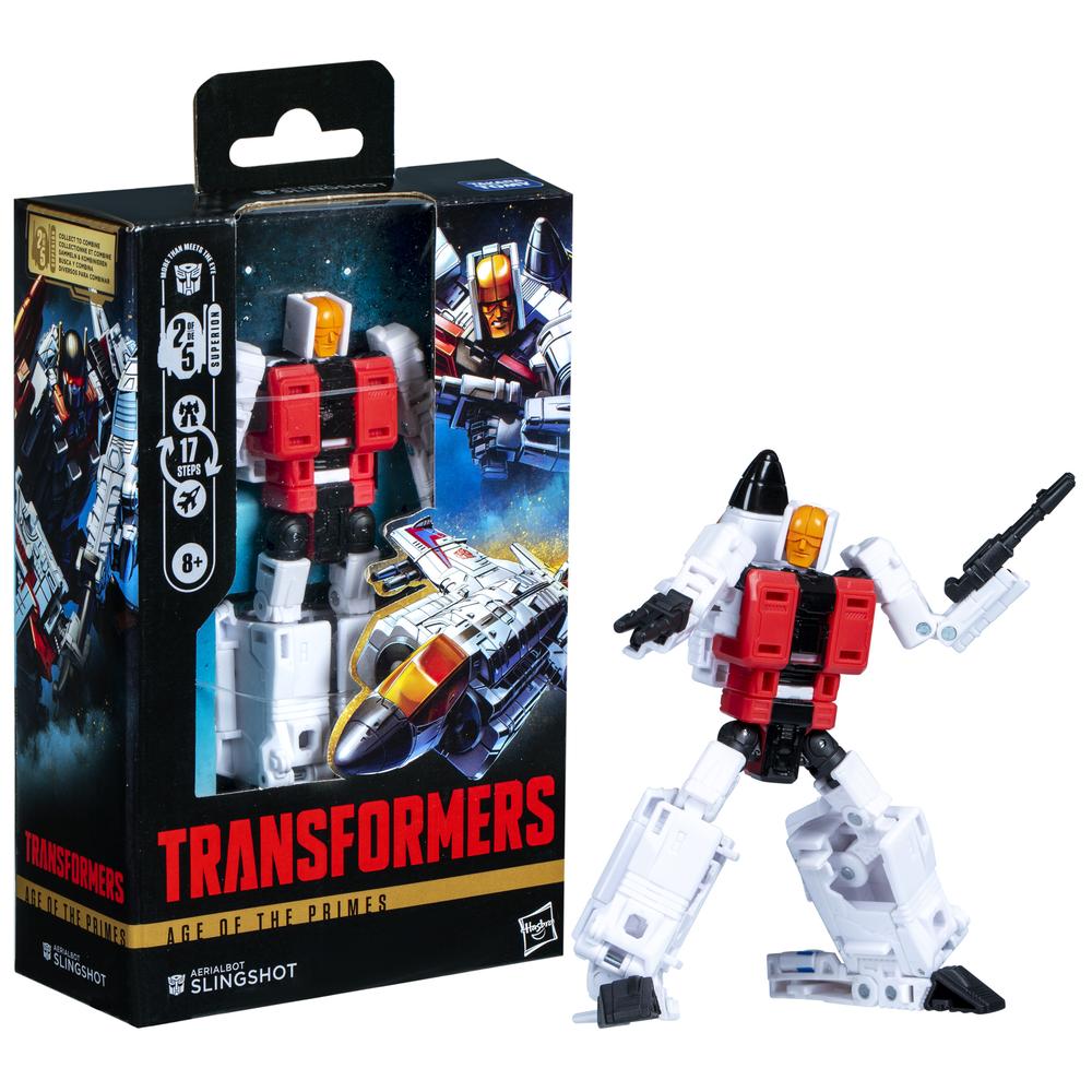 Figura hasbro transformers age of the primes aerialbot slingshot Frikytopia