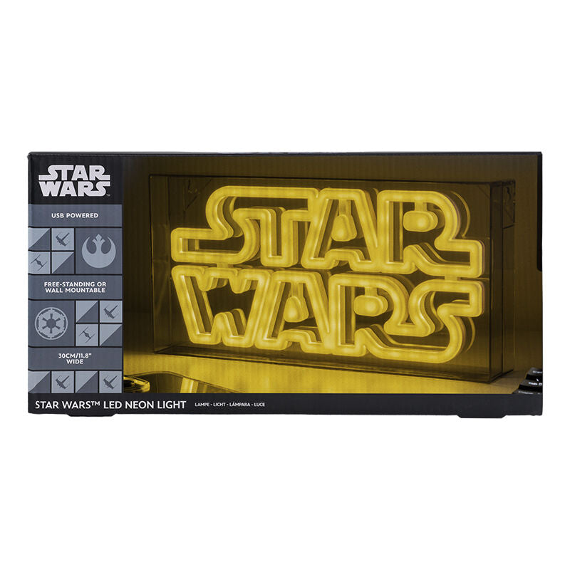 Lámpara paladone star wars logo led neon light Frikytopia