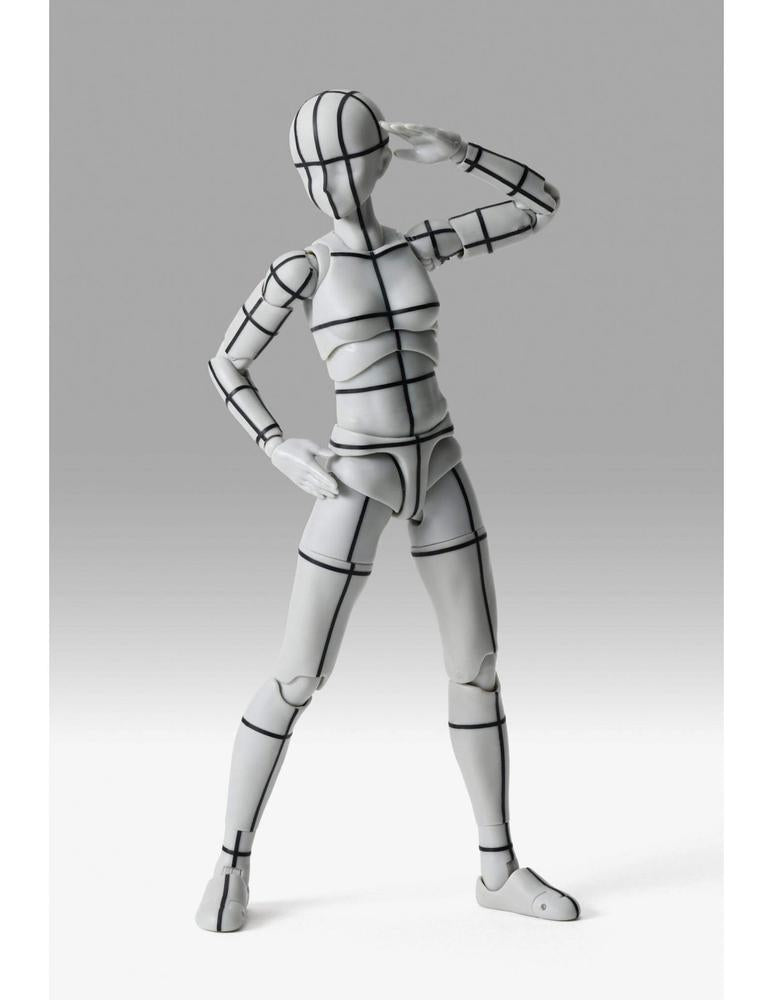 Body chan - sports edition wire frame - (gray color ver.) fig. 13 -5 cm body kun - body chan Frikytopia