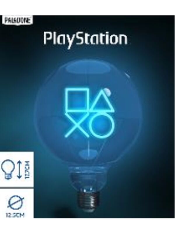 Playstation Bombilla LED de neón Logo Frikytopia