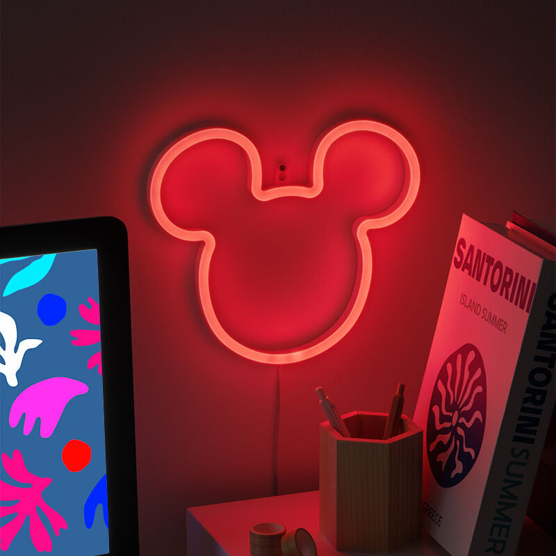 Luz neón paladone mickey mouse Frikytopia