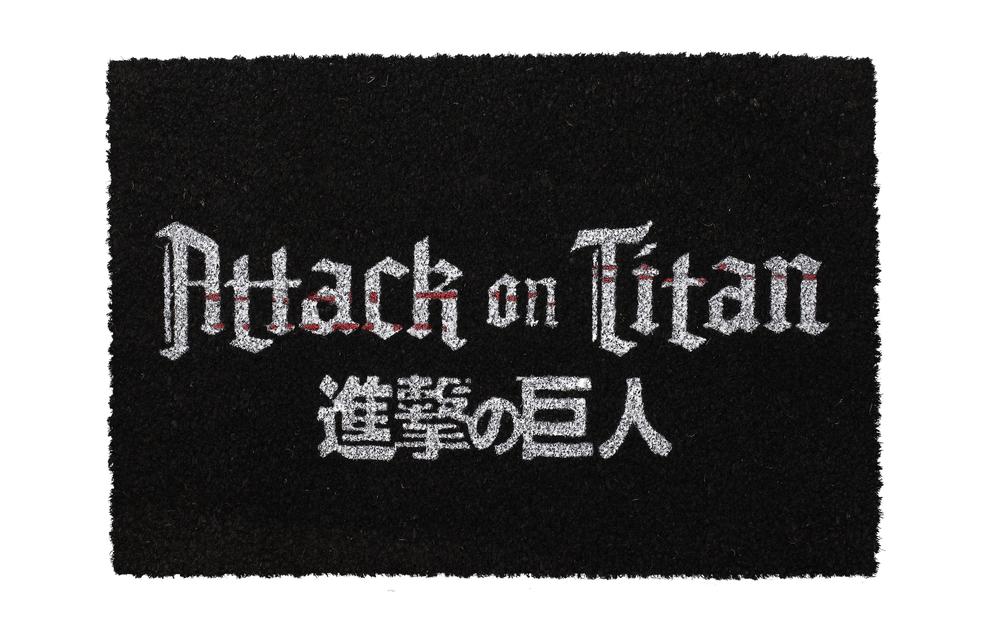 Felpudo 60x40 cm logo attack on titan Frikytopia