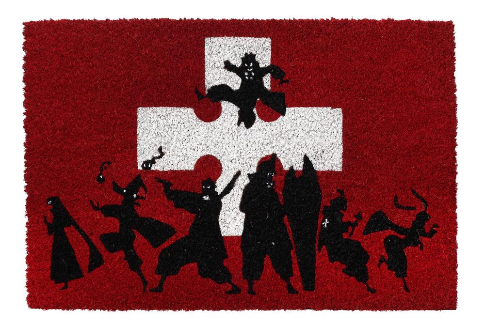 Felpudo 60x40 cm logo fire force 2 Frikytopia