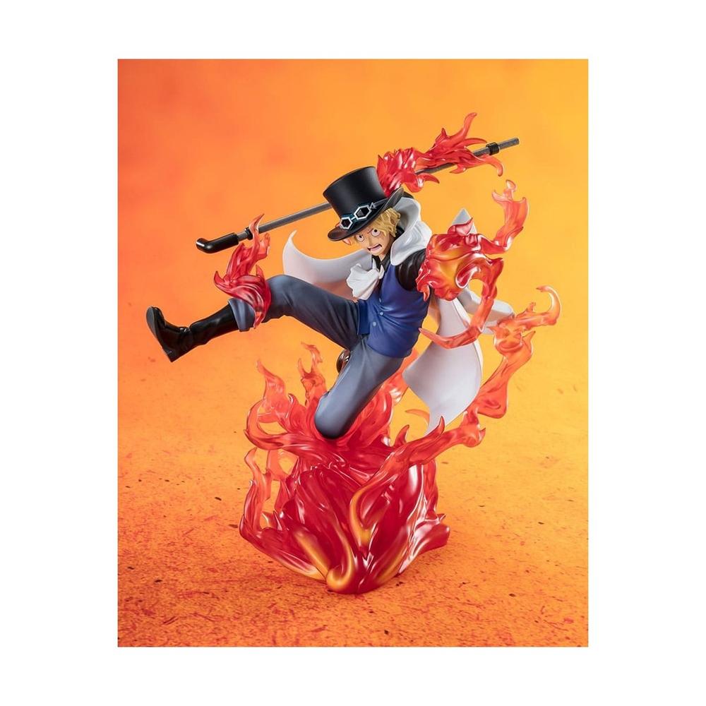 One Piece Figuarts ZERO Extra Battle Estatua PVC Sabo Fire Fist Rook Check 19 cm