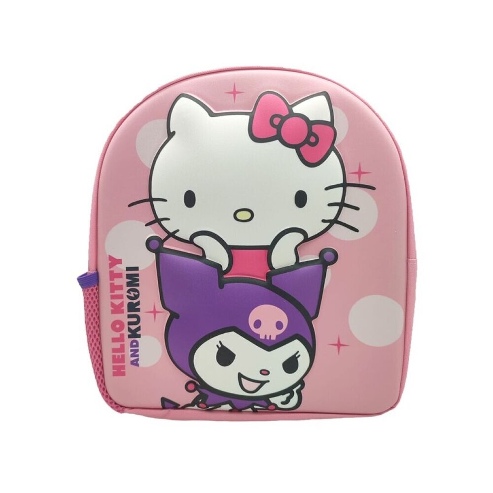 Mochila 3D Kuromi & Hello Kitty 30 cm