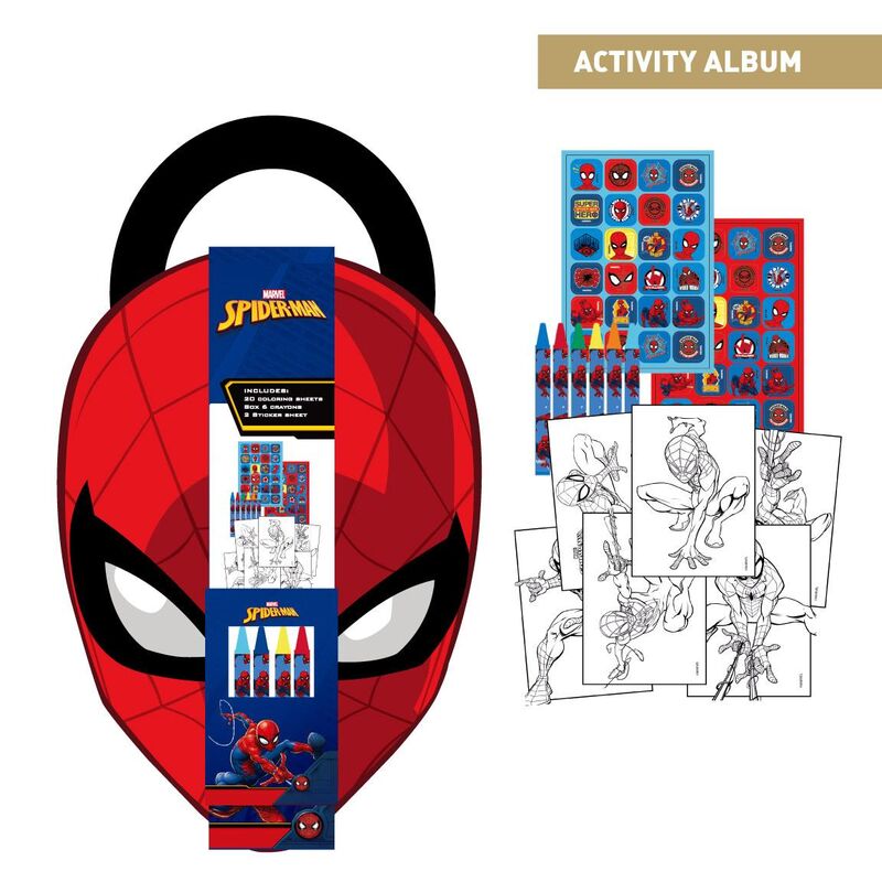 Set actividades Spiderman Marvel Frikytopia