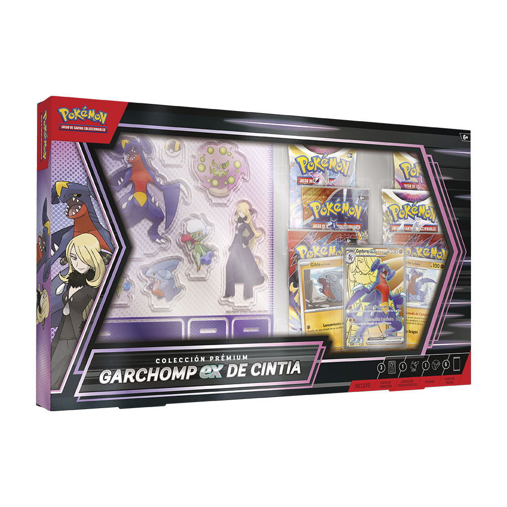 Blister Juego Cartas Coleccionables Garchomp Ex de Cintia Juntos de Aventuras Pokemon Español