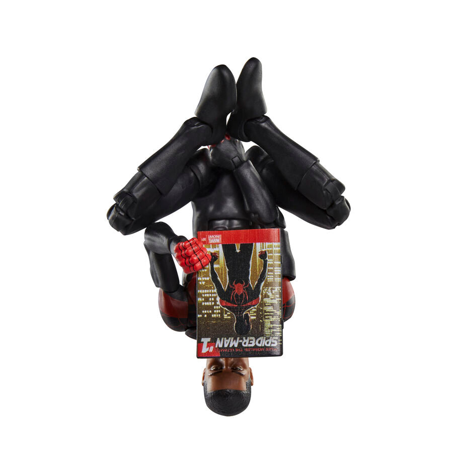 Figura Hasbro Marvel Legends Miles Morales: The Ultimate Spider - Man Mini Comics Ultimate Miles