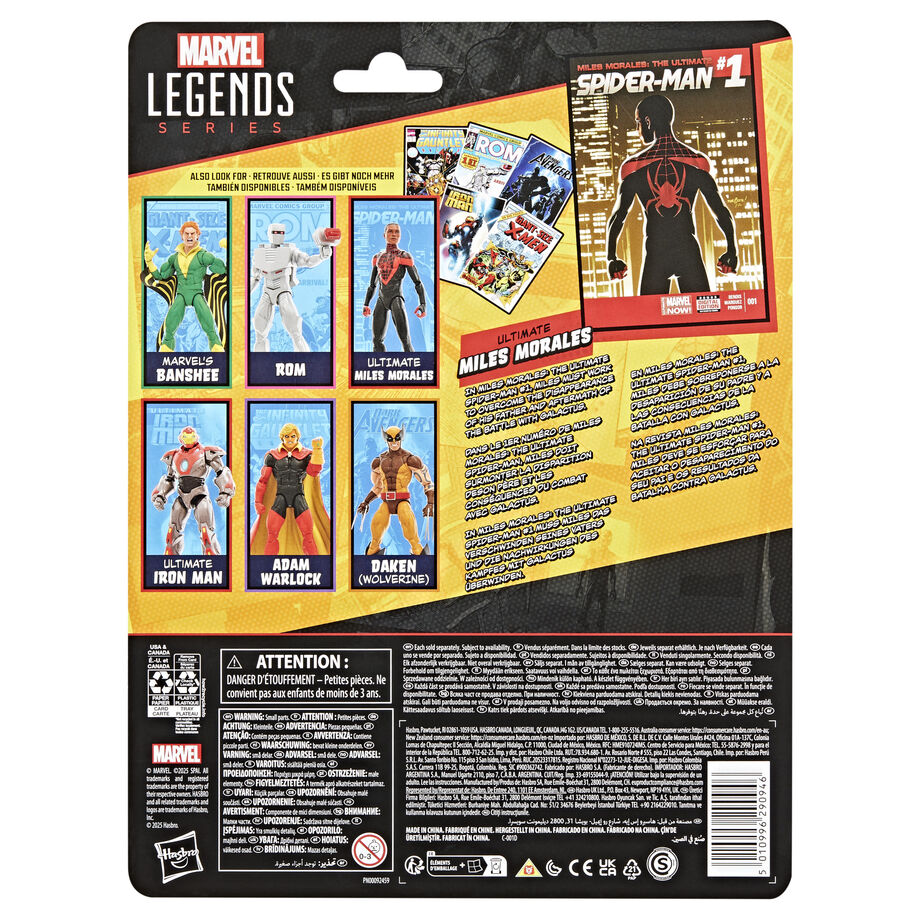 Figura Hasbro Marvel Legends Miles Morales: The Ultimate Spider - Man Mini Comics Ultimate Miles