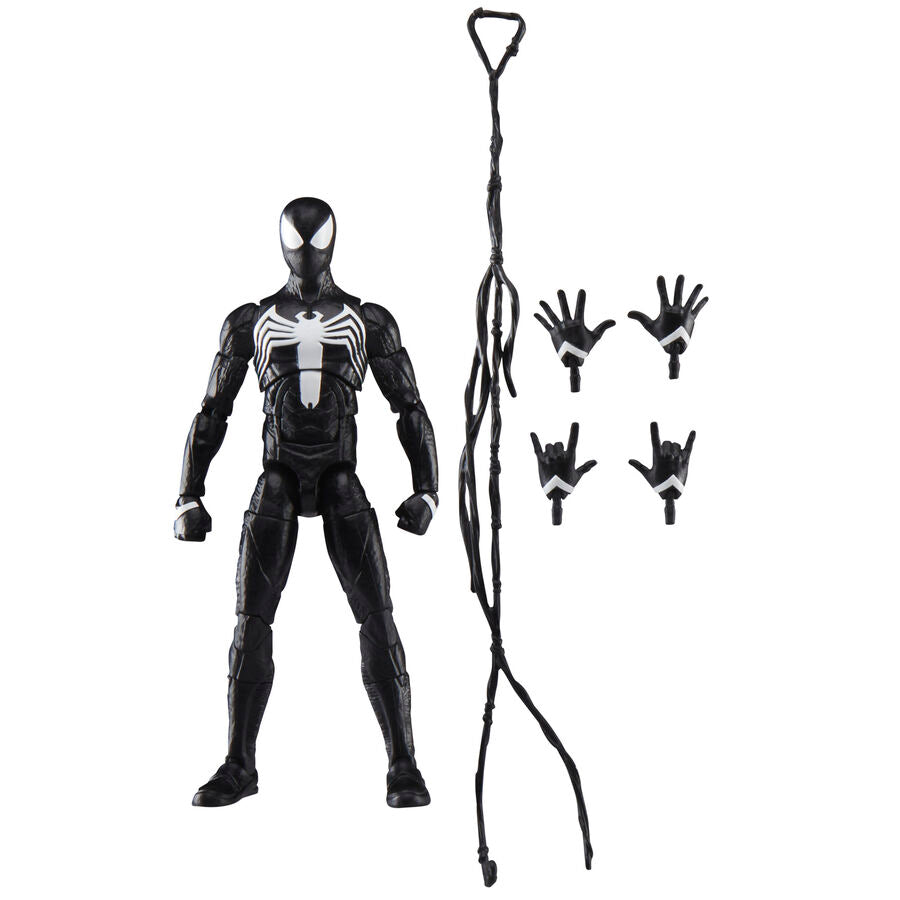 Figura Peter Parker Black Suit Spider-Man 2 Marvel Legends 15 cm