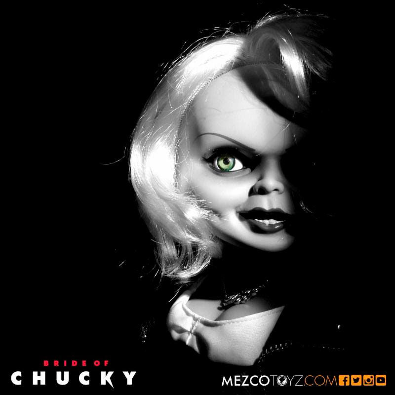 Figura Tiffany la Novia de Chucky Parlante 38 cm