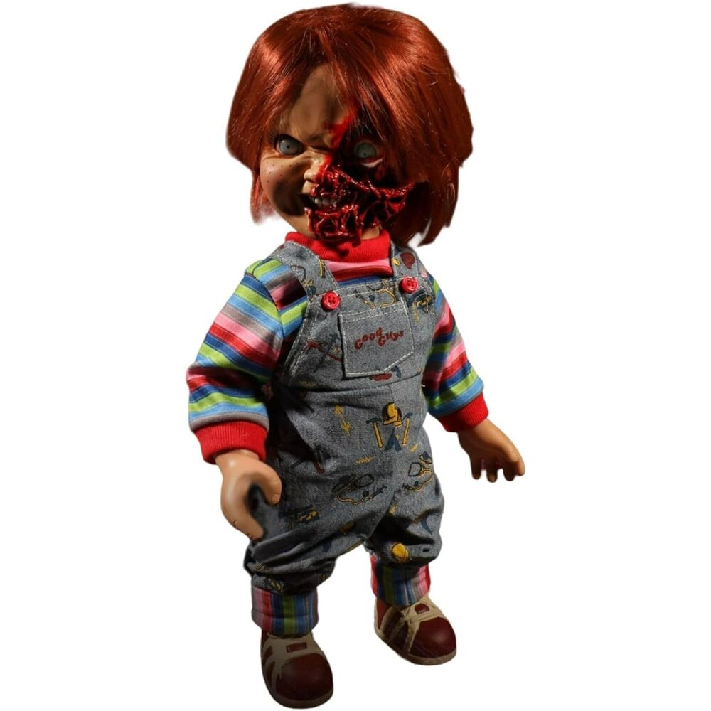 Figura Chucky el Muñeco Diabolico 3 Cara Pizza Parlante 38 cm Ingles