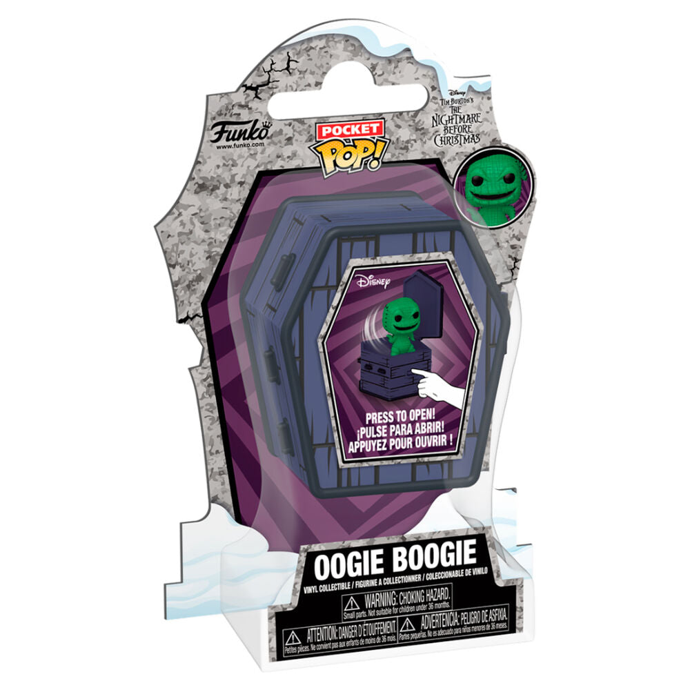 Funko Pop! Pesadilla antes de Navidad Pack de Coffin Pocket Vinyl Oogie Boogie — DISNEY