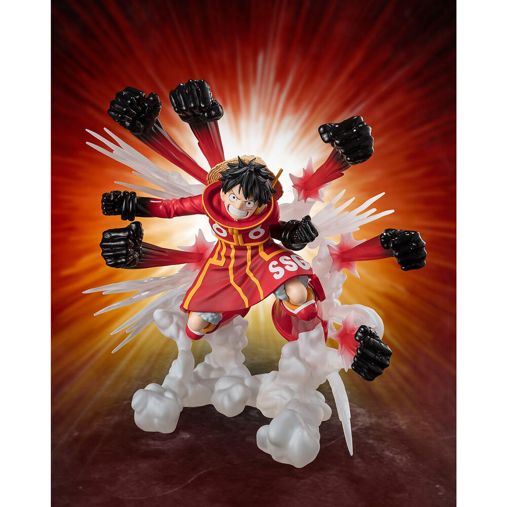 One Piece Figuarts ZERO Extra Battle Estatua PVC Monkey D. Luffy -Gum Gum Hawk Gatling- 19 cm Frikytopia