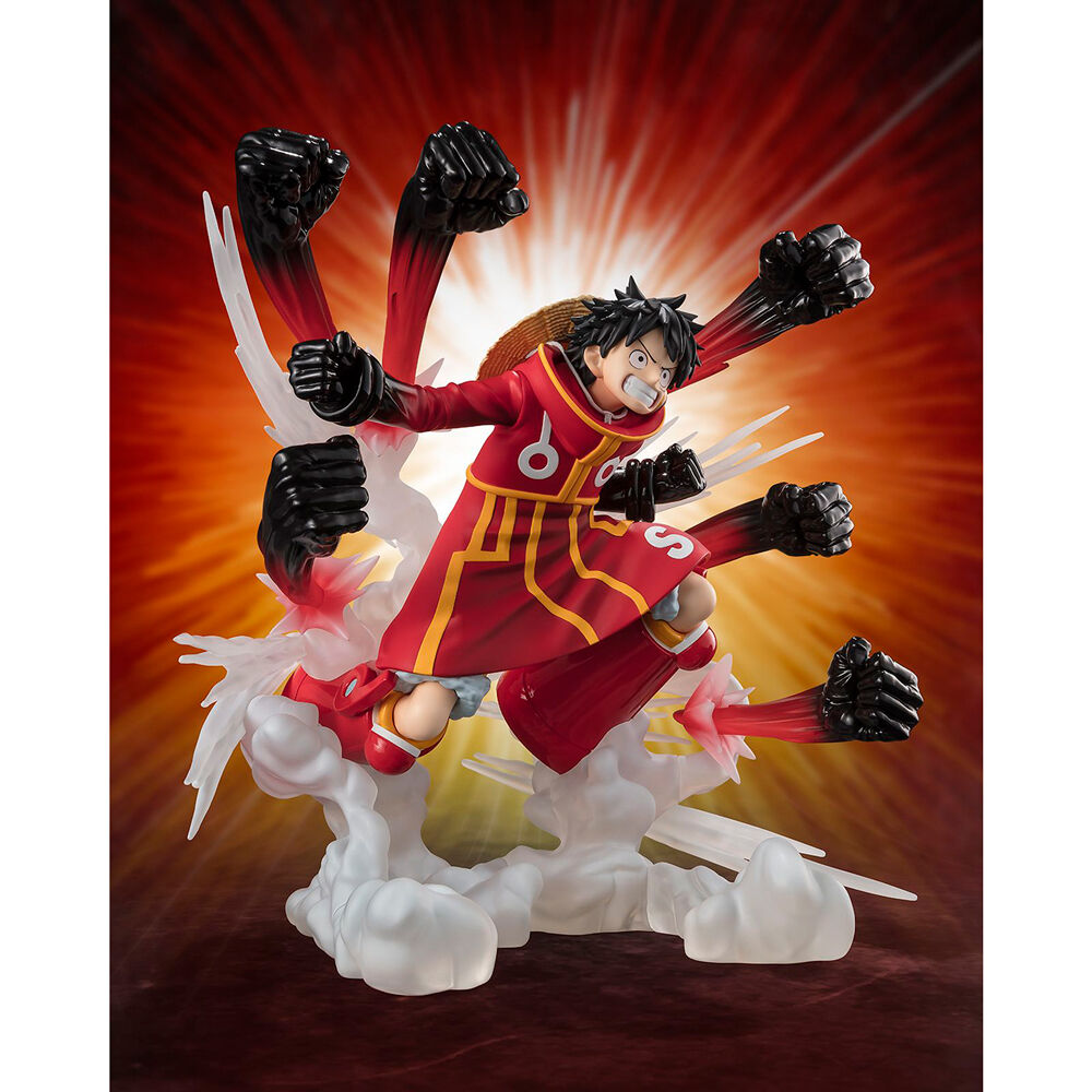 One Piece Figuarts ZERO Extra Battle Estatua PVC Monkey D. Luffy -Gum Gum Hawk Gatling- 19 cm