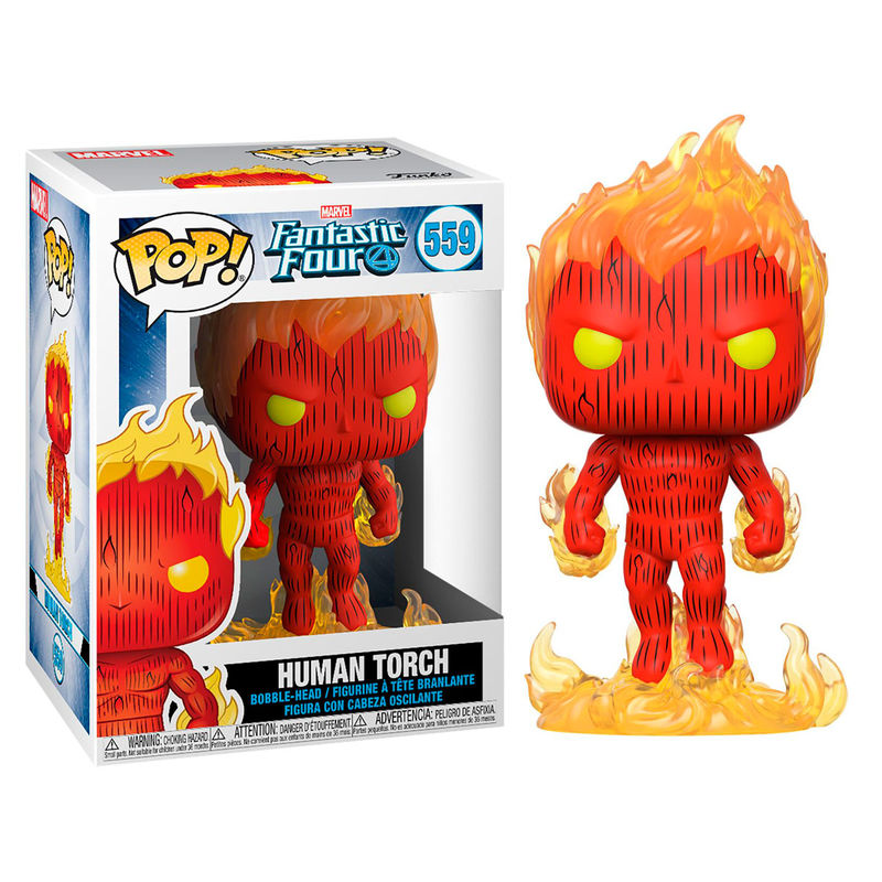 Funko Pop! Los 4 Fantasticos La Antorcha Humana — MARVEL