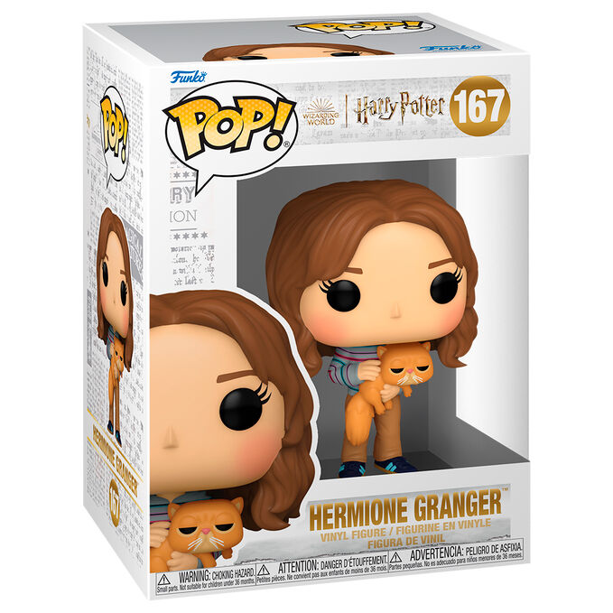 Harry Potter POP & Buddy! Movies Vinyl Figura Hermione w/Crookshanks 9 cm Frikytopia