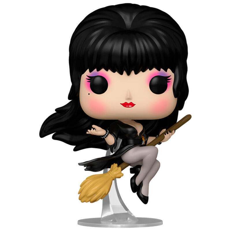 Elvira POP! Icons Vinyl Figura Elvira Broom 9 cm Frikytopia