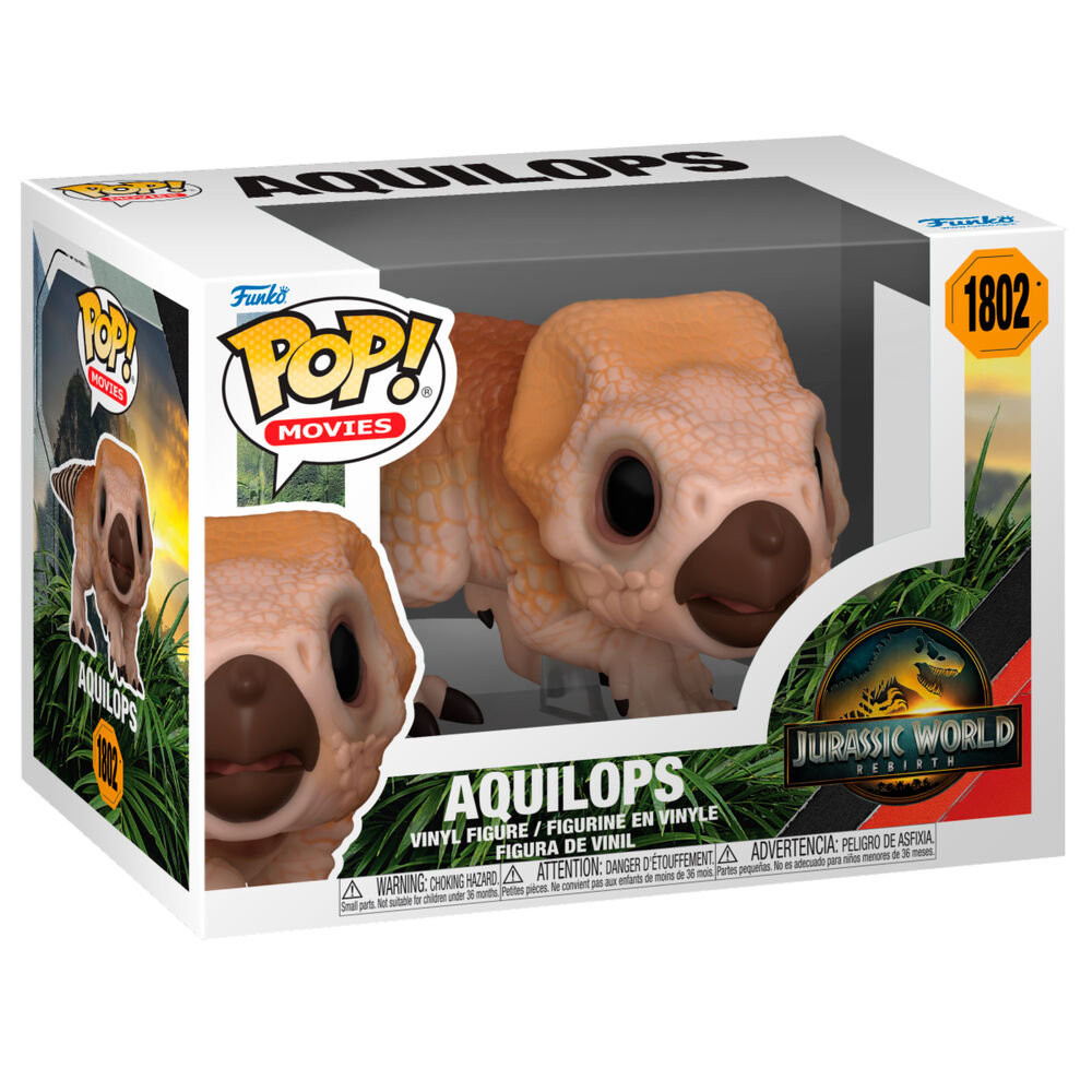 Jurassic World: El Renacer Figura POP! Movies Vinyl Aquilops 9 cm Frikytopia