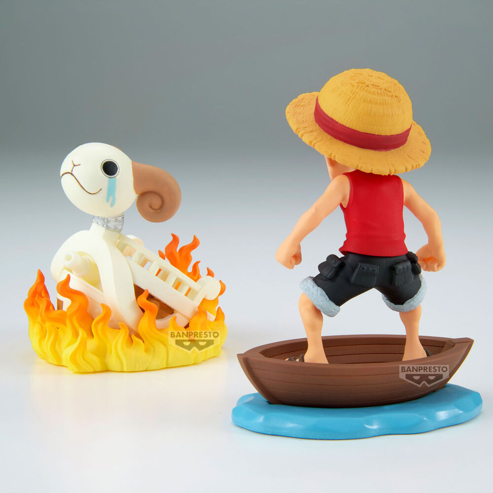 Figura Banpresto One Piece World Collectable Figure Log Stories Monkey.d.luffy & Going Merry 8 cm Frikytopia