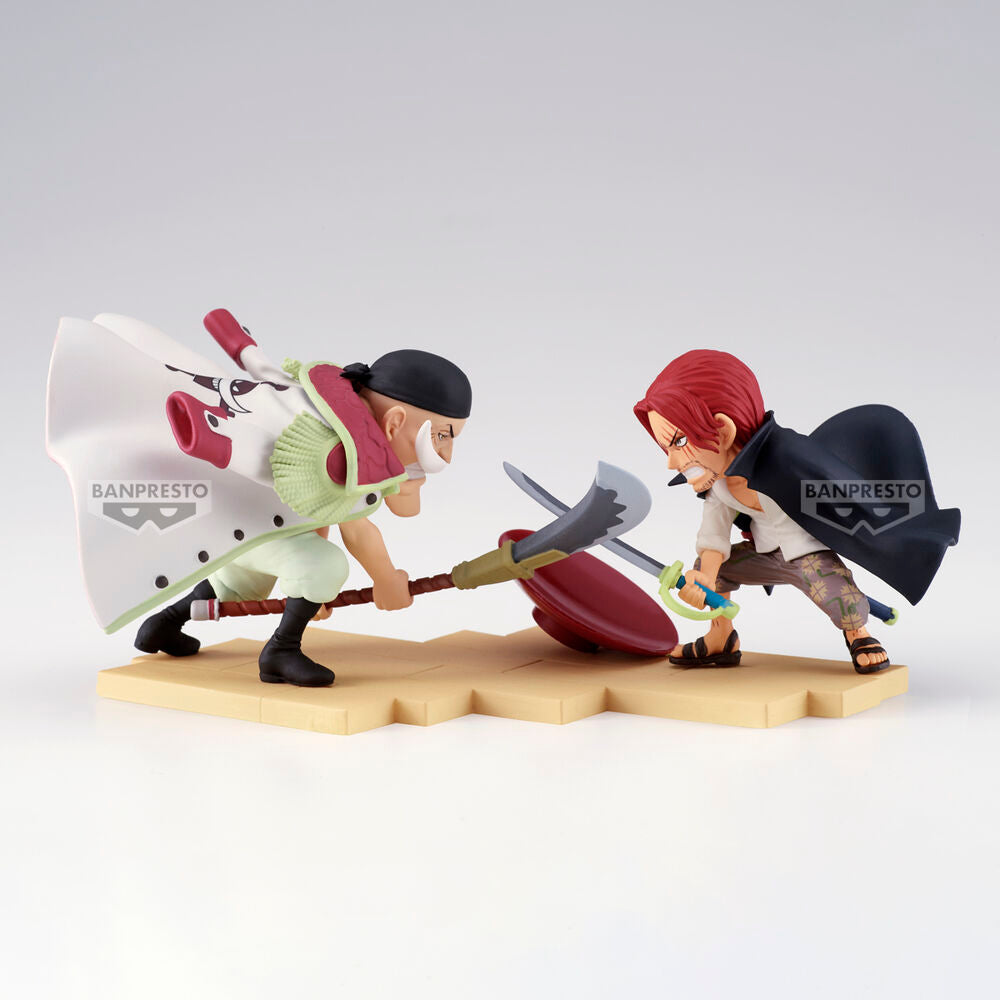 Figura Banpresto One Piece World Collectable Figure Log Stories Edward Newgate Vs Shanks 13 cm