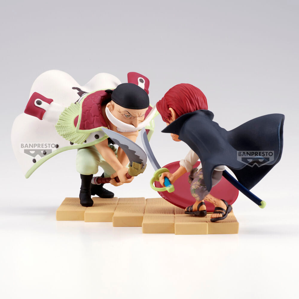 Figura Banpresto One Piece World Collectable Figure Log Stories Edward Newgate Vs Shanks 13 cm