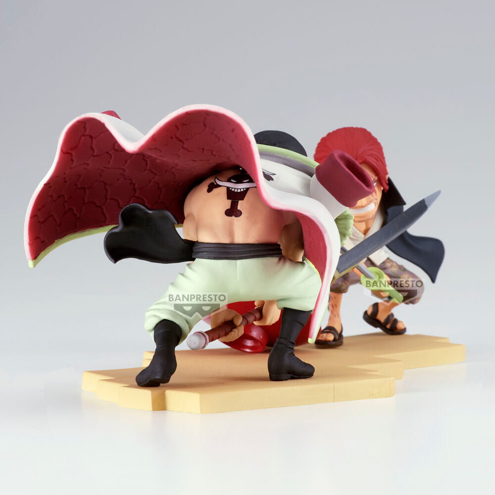 Figura Banpresto One Piece World Collectable Figure Log Stories Edward Newgate Vs Shanks 13 cm
